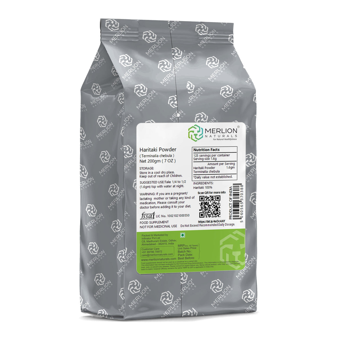 Merlion Naturals Haritaki Powder | Grocsy