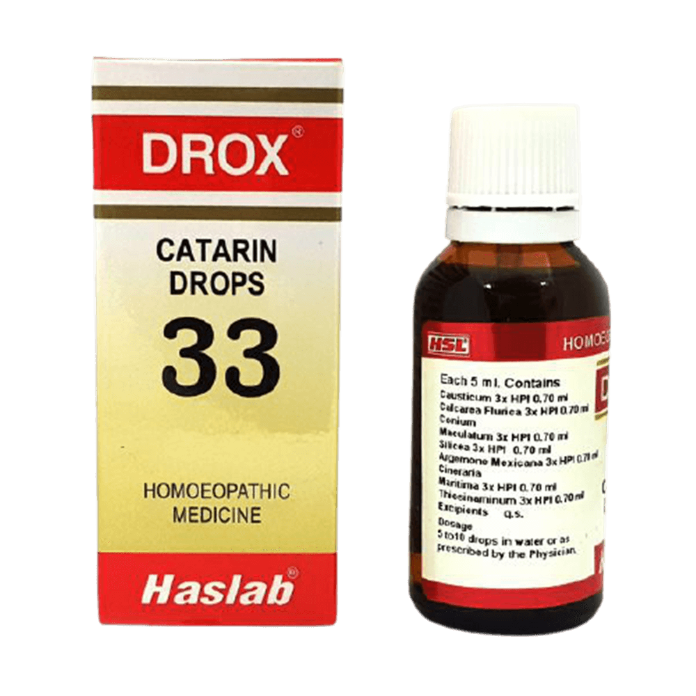 Haslab Homeopathy Drox 33 Catarin Drop | Grocsy