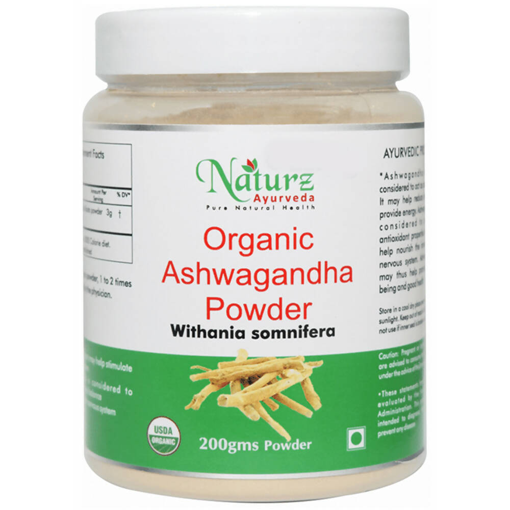 Naturz Ayurveda Organic Ashwagandha Powder | Grocsy