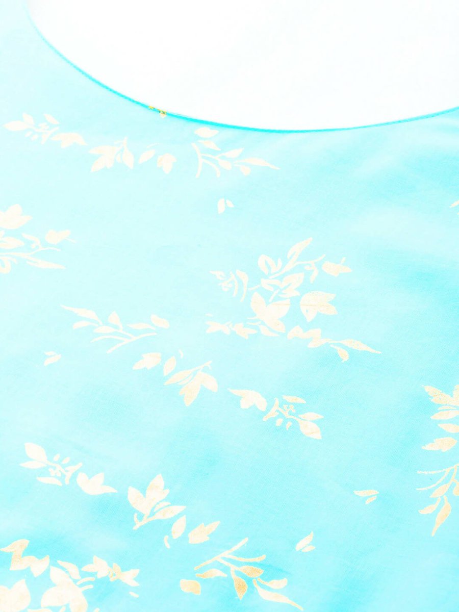 Ahalyaa Women's Traditional wear Dress - Blue | Grocsy