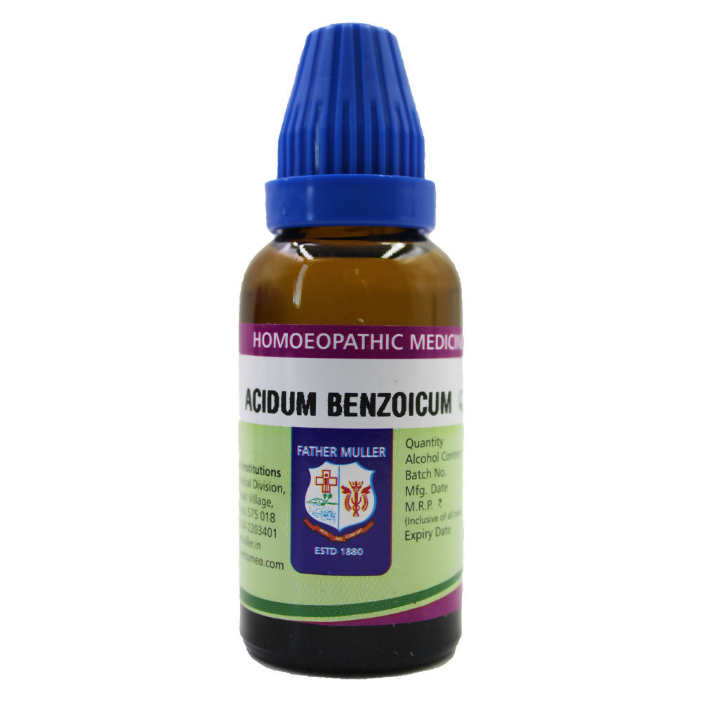 Father Muller Acidum Benzoicum Mother Tincture Q | Grocsy