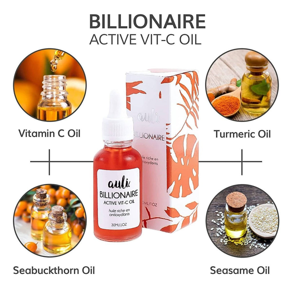 Auli Billionaire Damage Repair/Antioxidant Rich Facial Oil (Vitamin C) | Grocsy