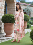 Joban Fashion Off White Position Digital Print With Position Foil Kurta Set | Grocsy