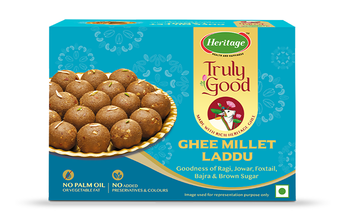 Heritage Pure Ghee Millet Laddu | Grocsy
