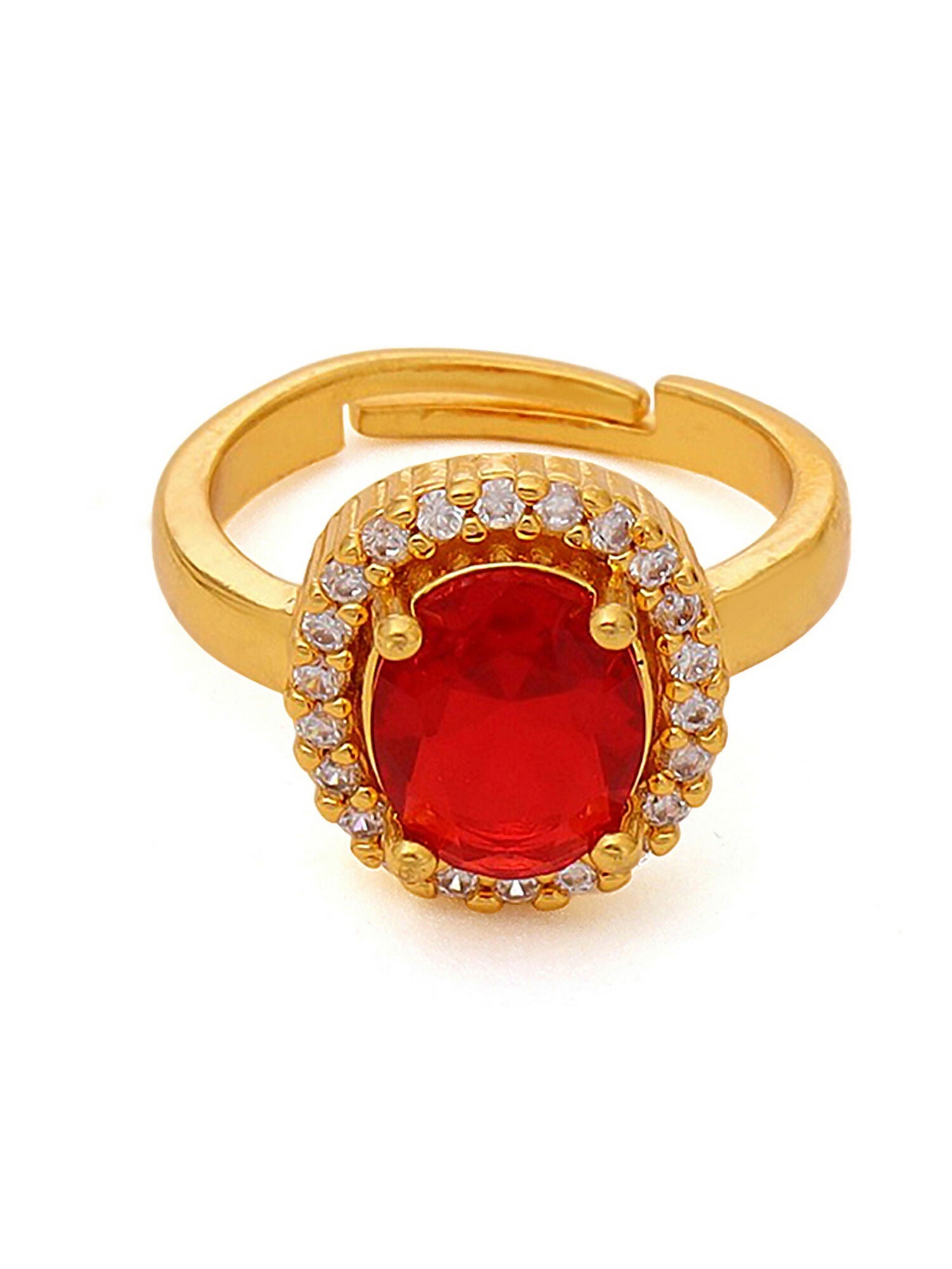 Ruby Raang Red Stone Ring | Grocsy