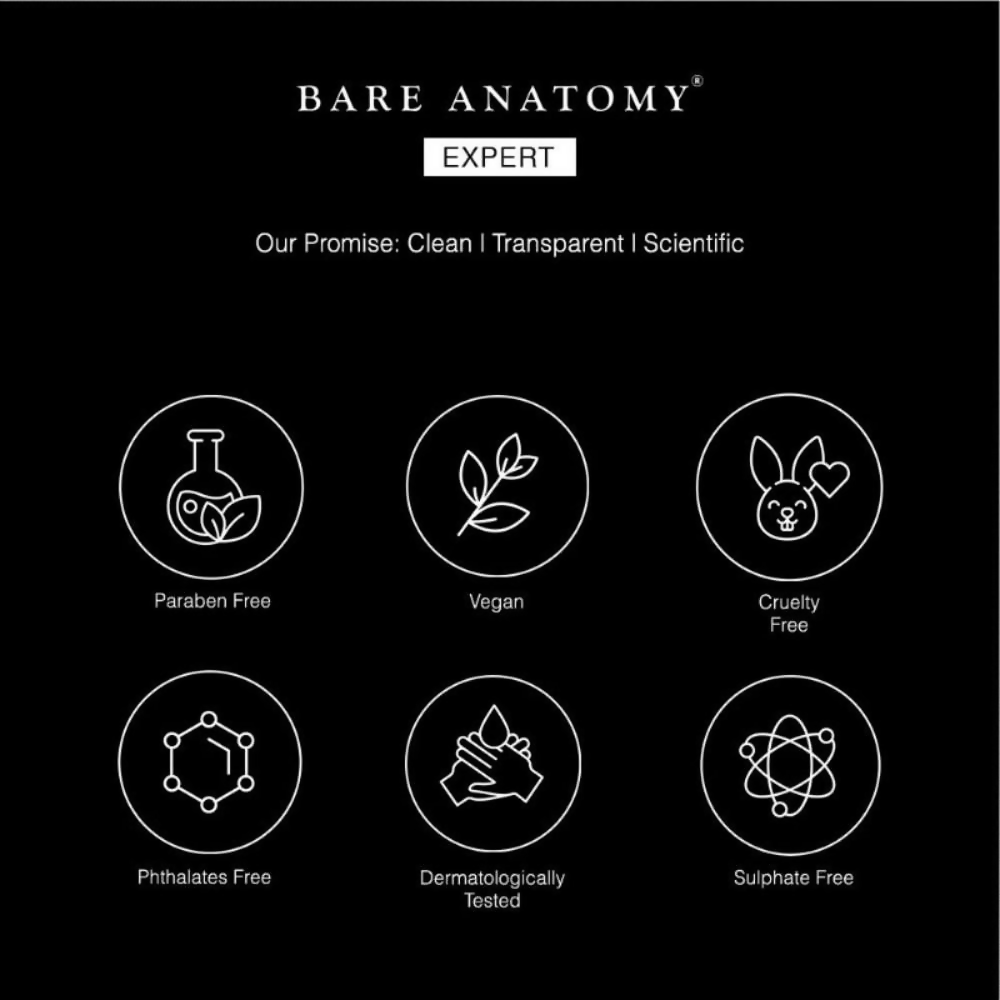 Bare Anatomy Anti Frizz Regime With Shampoo, Hair Mask & Leave In Conditioner | Grocsy