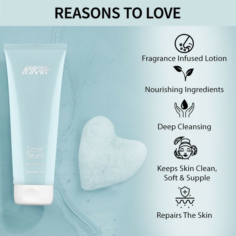 Nykaa Love Struck Talk All Night Shower Gel | Grocsy