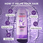 L'Oreal Paris Hyaluron Moisture Combo for 72HR Hydrated Hair Shampoo + Conditioner + Night Cream | Grocsy