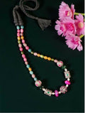 Joban Fashion Women Multi Victorian Beads Necklace With Violet Quartz Beads | Grocsy