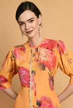 Joban Fashion Mustard Maslin Kurta Set | Grocsy