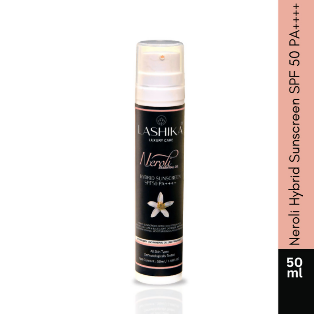 Lashika Neroli Hybrid SPF 50 Sunscreen | Grocsy