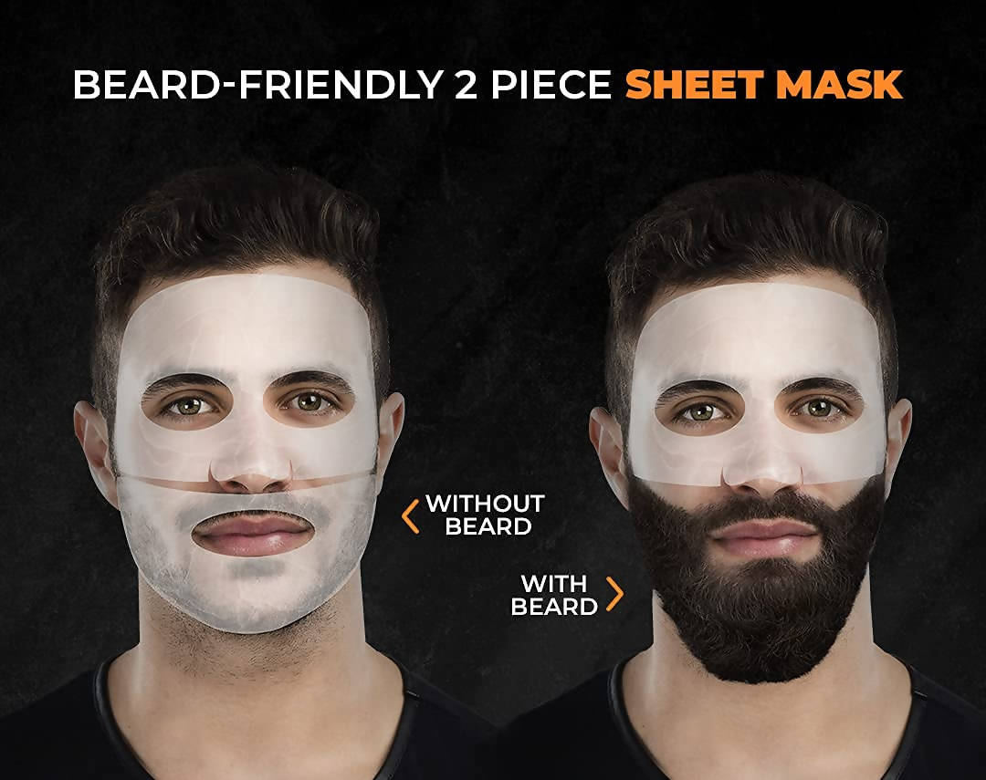 Beardo Night Shot Vitamin C Sheet Masks | Grocsy