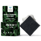 Bombay Shaving Company Charcoal and Neem Bath Soap for Men | Grocsy