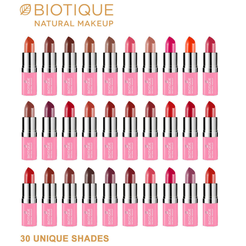 Biotique Starkissed Moist Matte Lipstick - Pick Me Up | Grocsy