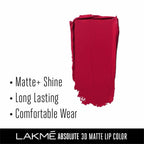 Lakme Absolute 3D Lipstick - Plum Spell | Grocsy
