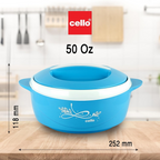Cello Sapphire Insulated Casserole Hot Pot | Grocsy
