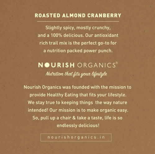 Nourish Organics Roasted Almond Cranberry | Grocsy