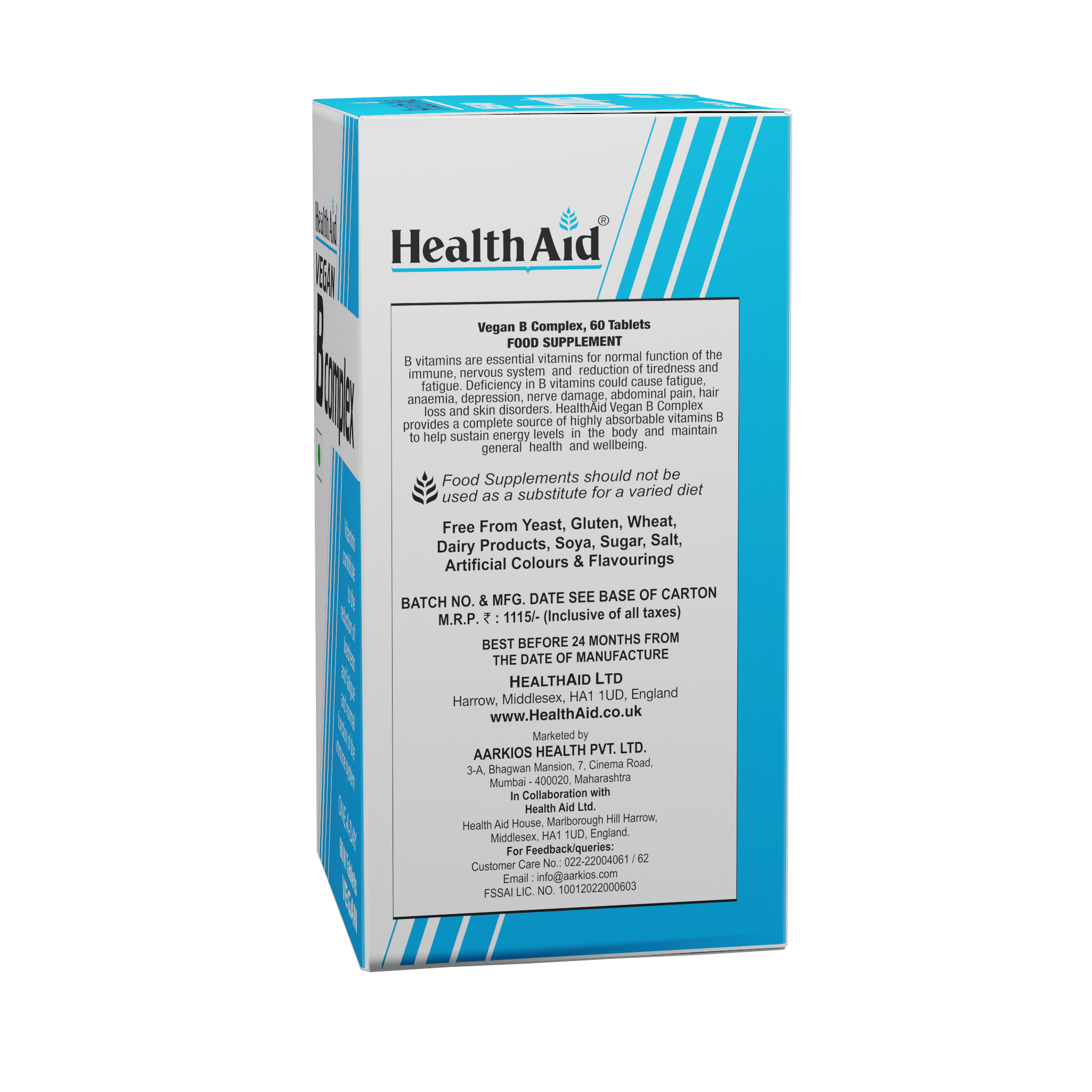 HealthAid Veg B Complex Tablets