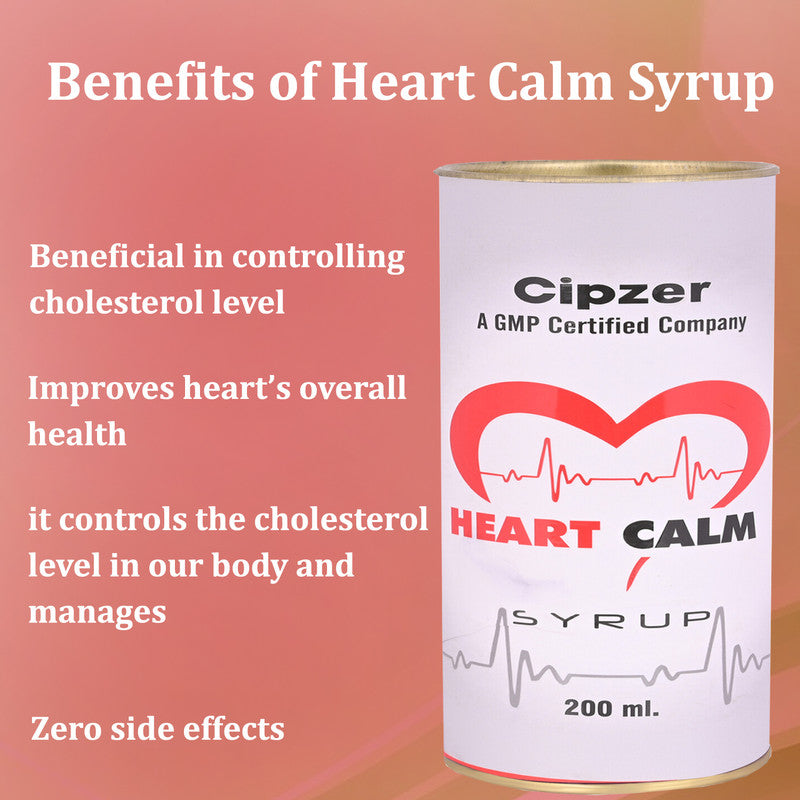 Cipzer Heart Calm Syrup | Grocsy