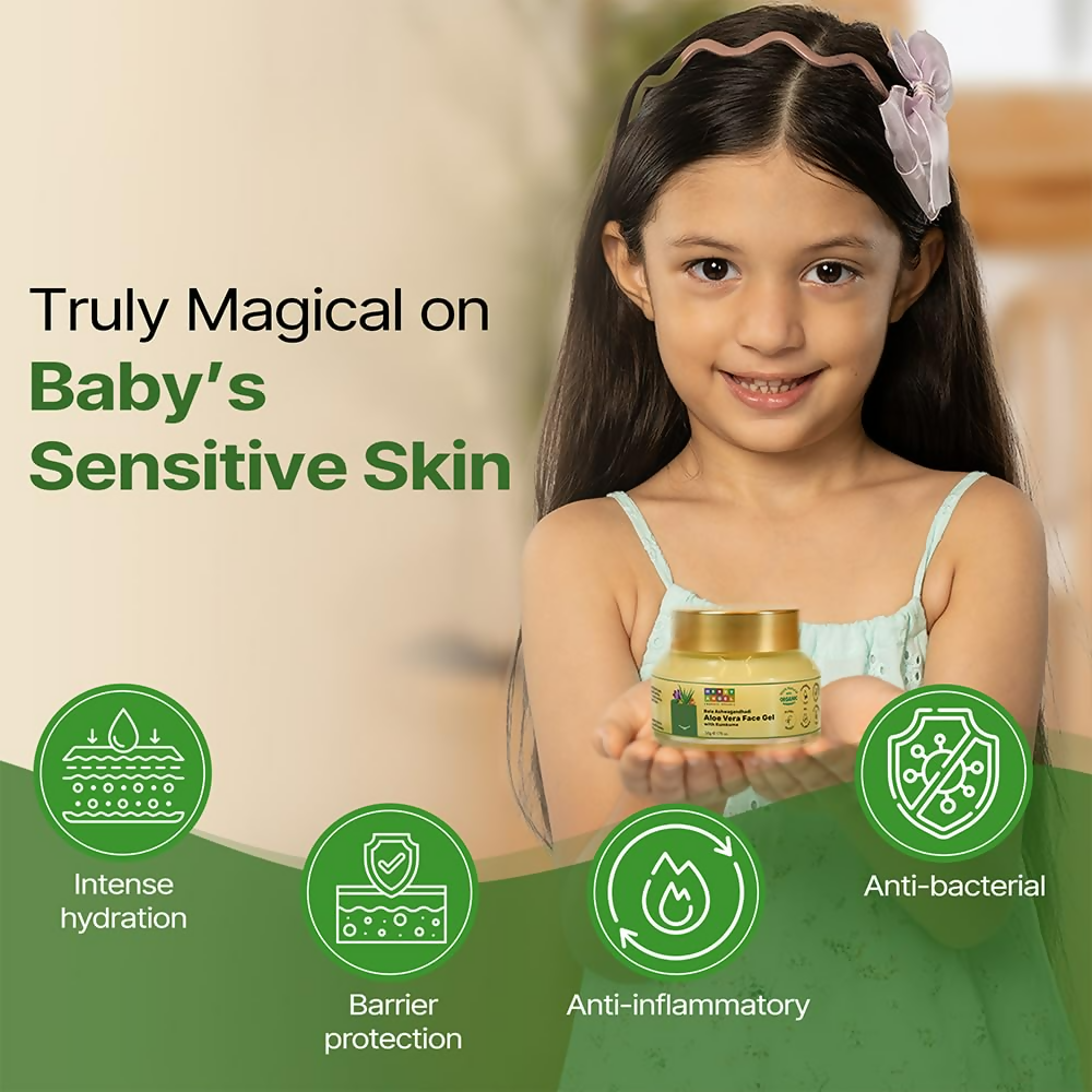Herby Angel Aloe Vera Gel with Saffron For Babies & Kids | Grocsy