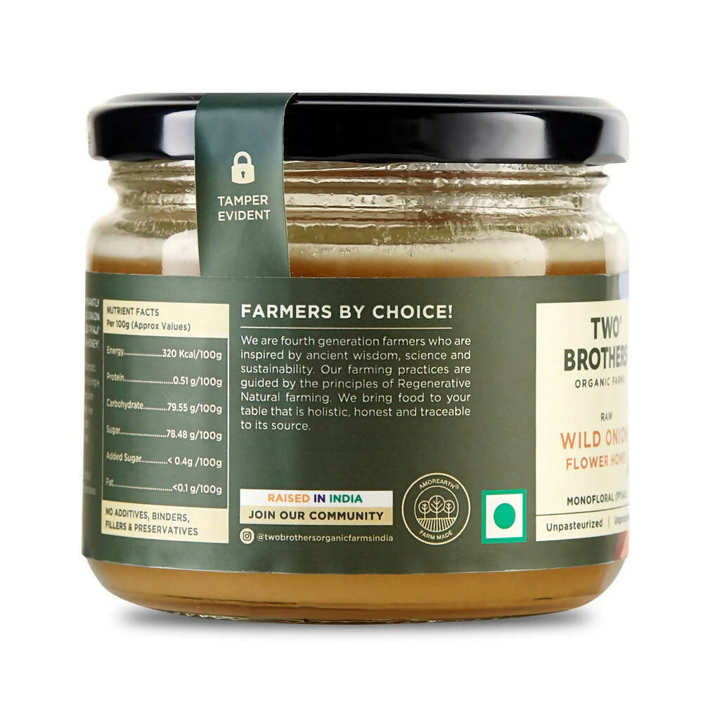 Two Brothers Organic Farms Wild Onion Flower (Pyaji) Honey, Raw Mono-Floral | Grocsy
