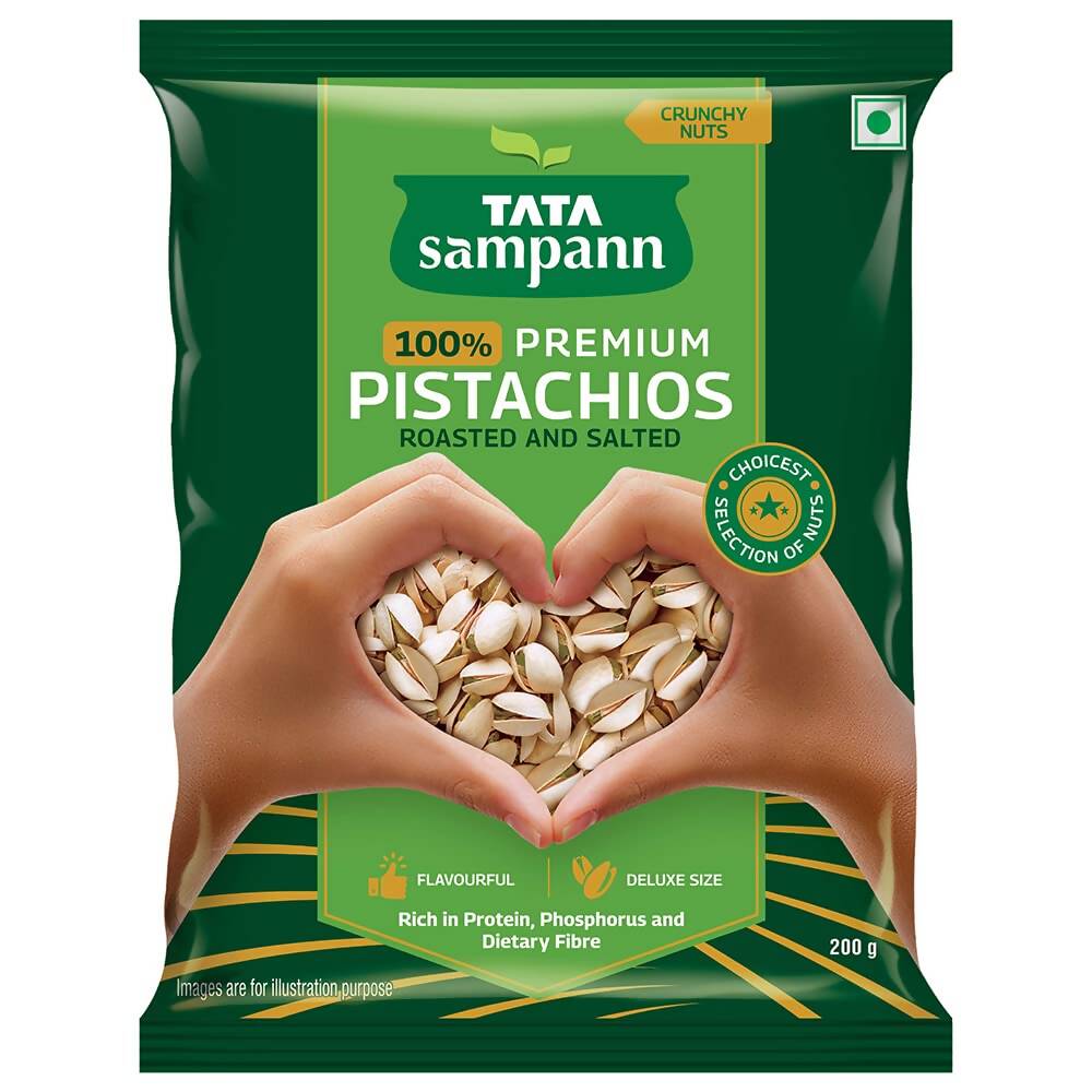 Tata Sampann Premium Pistachios Roasted & Salted | Grocsy