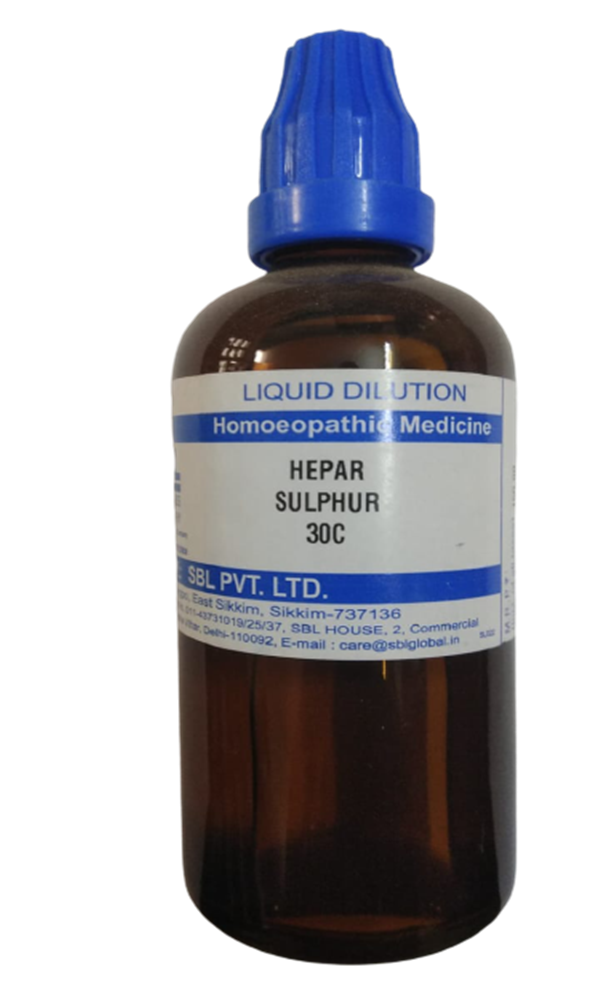 SBL Homeopathy Hepar Sulphur Dilution | Grocsy