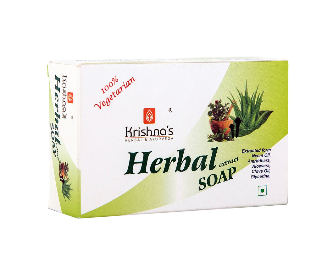 Krishna'S Herbal & Ayurveda Herbal Soap Fully Hydrated | Grocsy