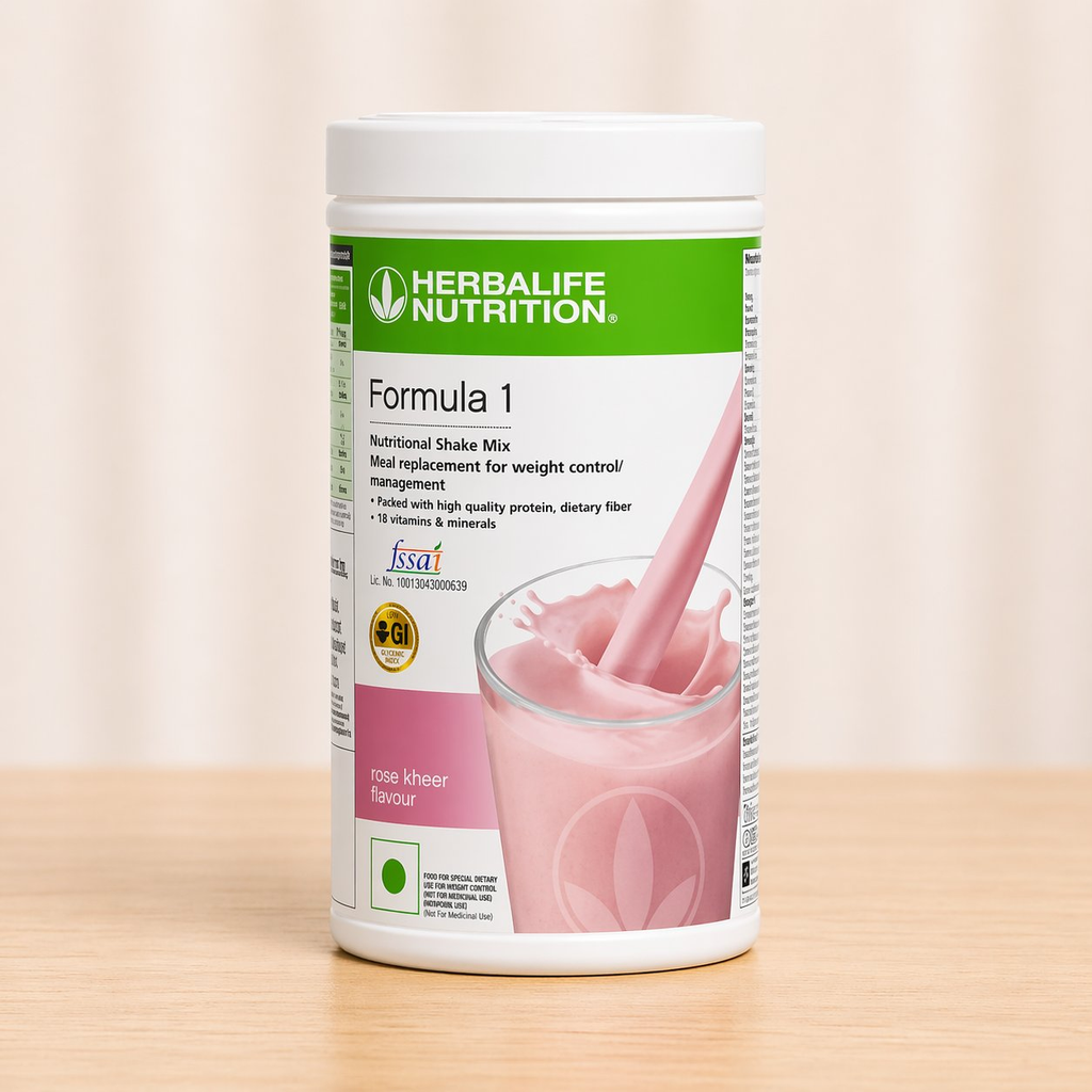 Herbalife Formula 1 - Nutritional Shake Mix - Rose Kheer Flavour | Grocsy
