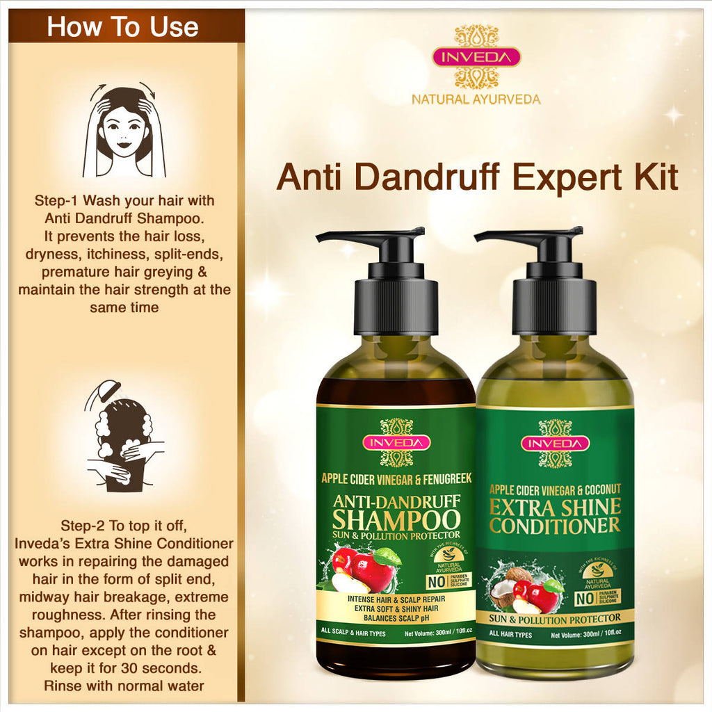 Inveda Anti Dandruff Expert Kit | Grocsy
