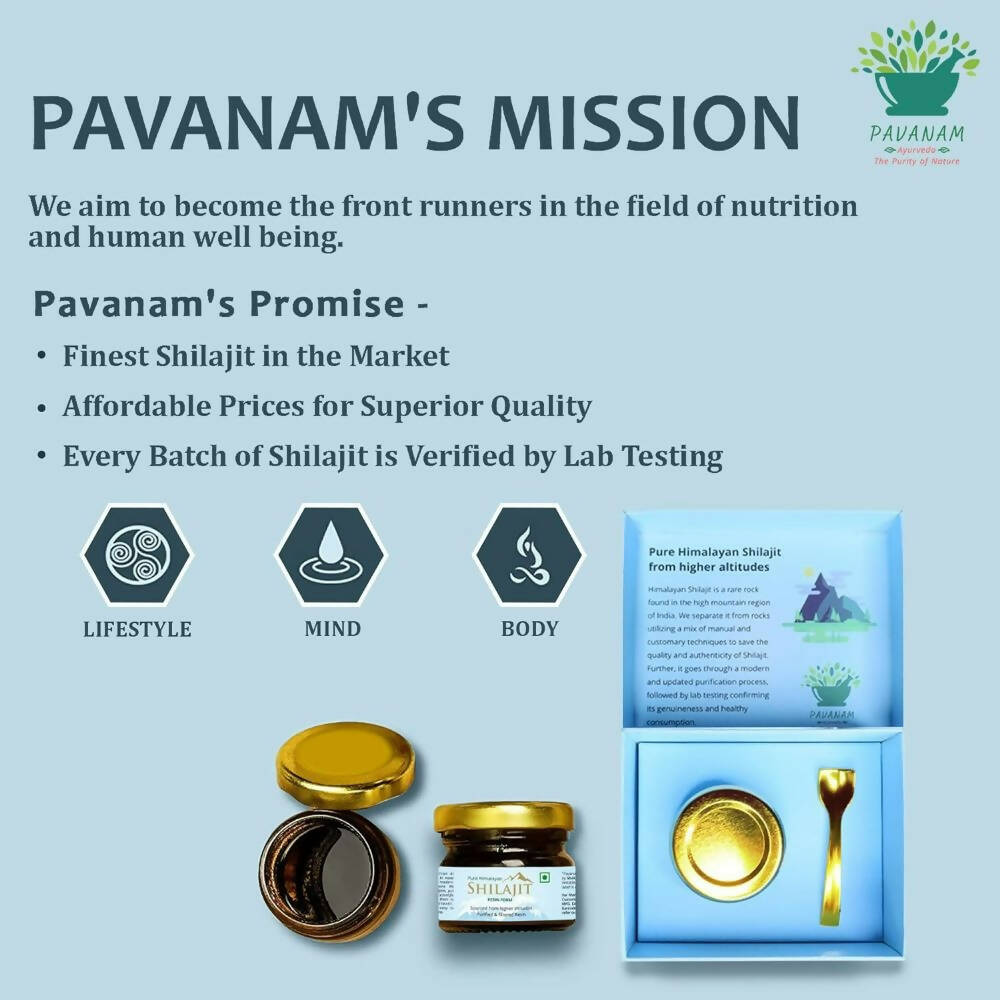 Pavanam Ayurveda Pure Himalayan Sj Resin Form | Grocsy