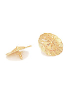 Golden Earrings (Gold) - Ruby Raang | Grocsy