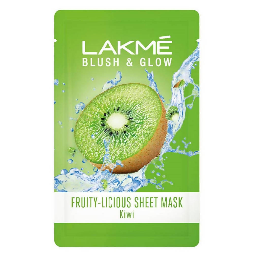 Lakme Blush And Glow Kiwi Sheet Mask | Grocsy
