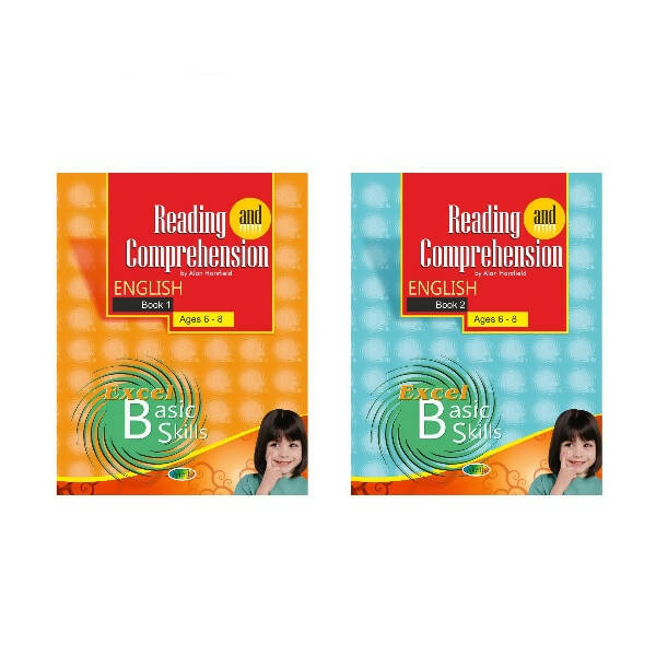 Reading and Comprehension English Book Set Ages 6 - 8 (Set of 2) | Grocsy
