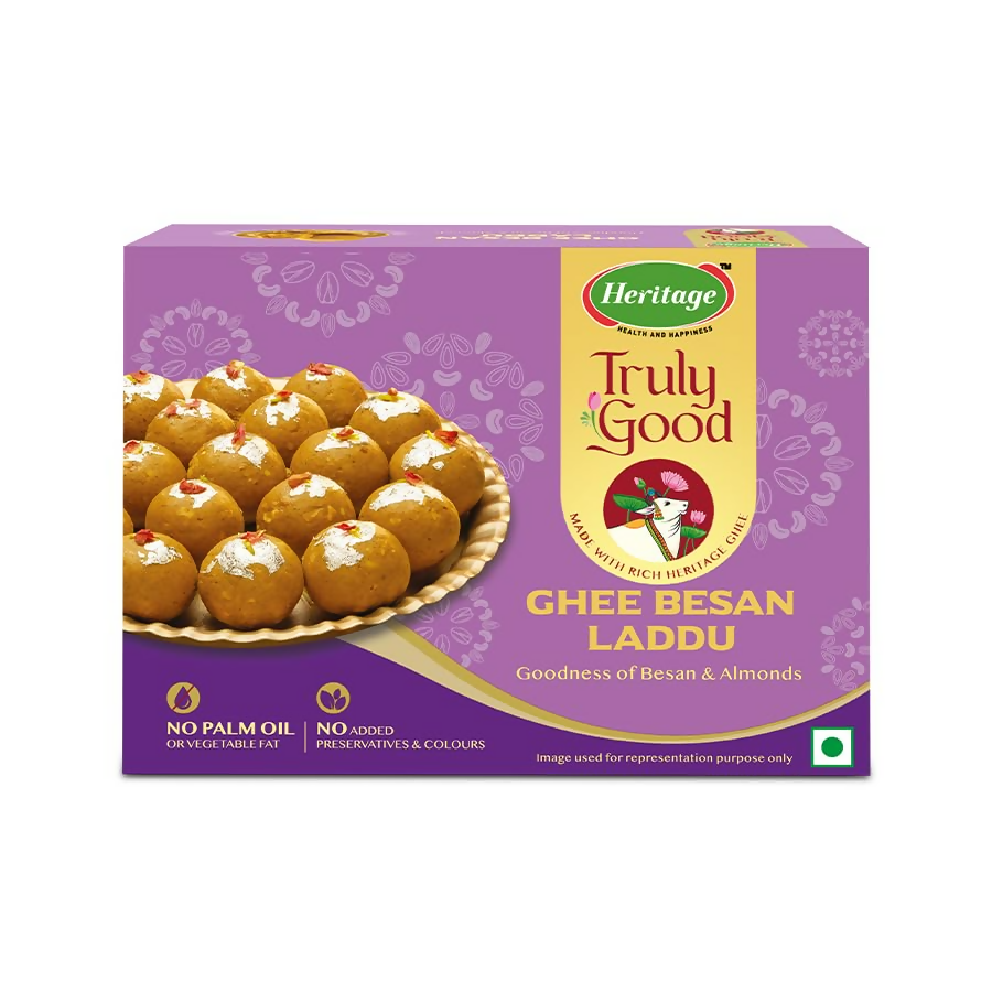 Heritage Pure Ghee Besan Laddu | Grocsy