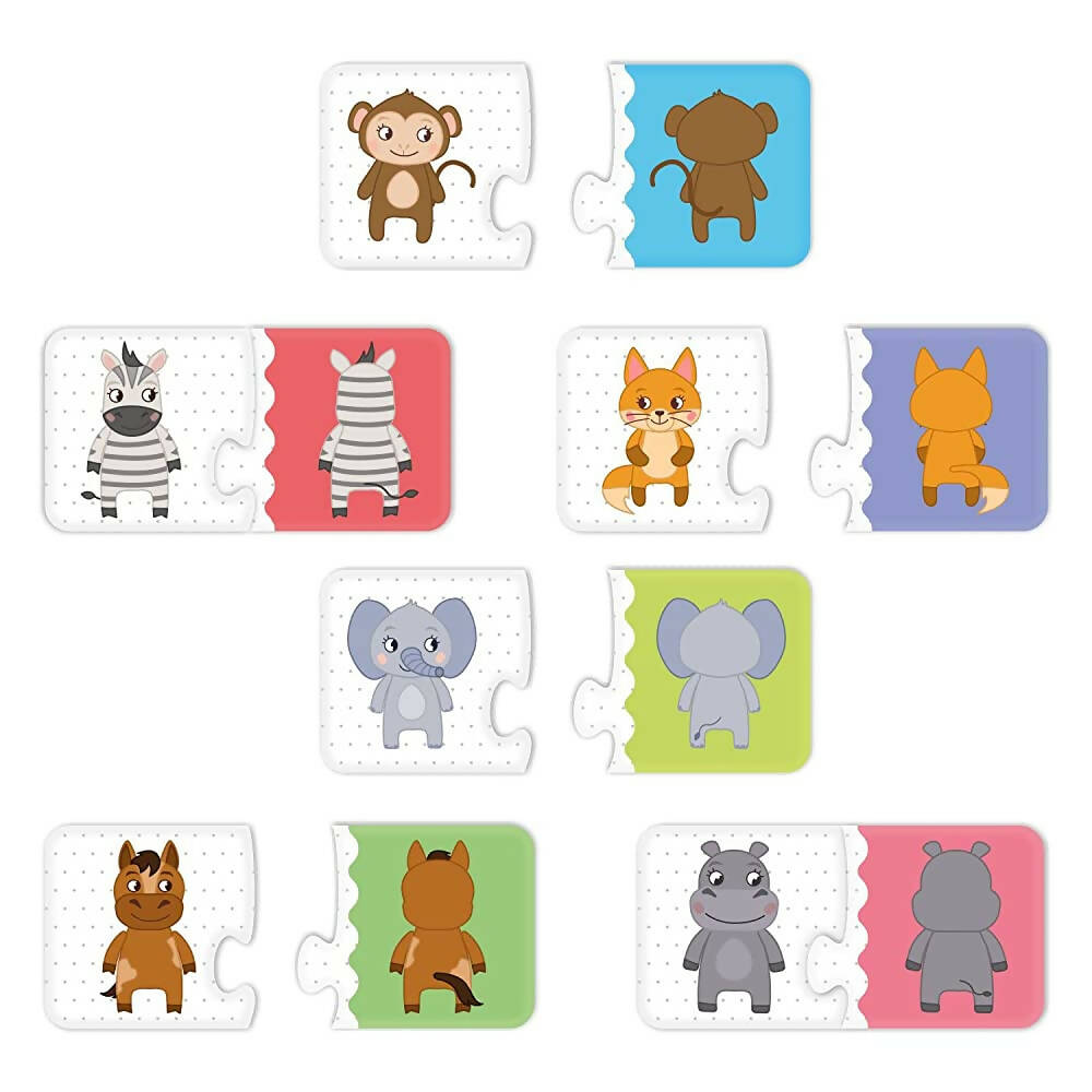 Webby Front Back 2 Piece Learning Pack Jigsaw Puzzle for Kids | Grocsy