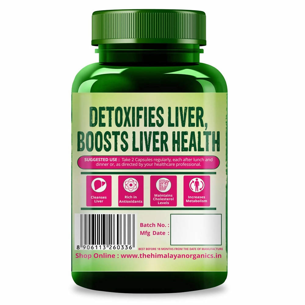 Himalayan Organics Milk Thistle Capsules | Grocsy