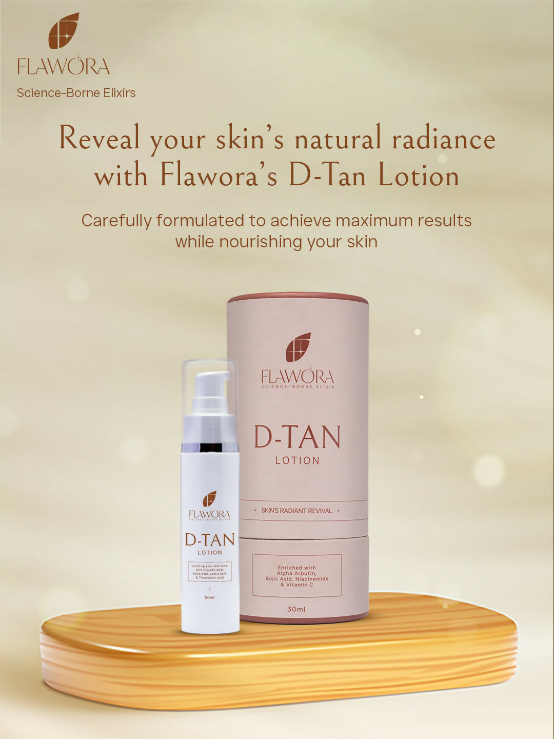 Flawora D-Tan Lotion | Grocsy