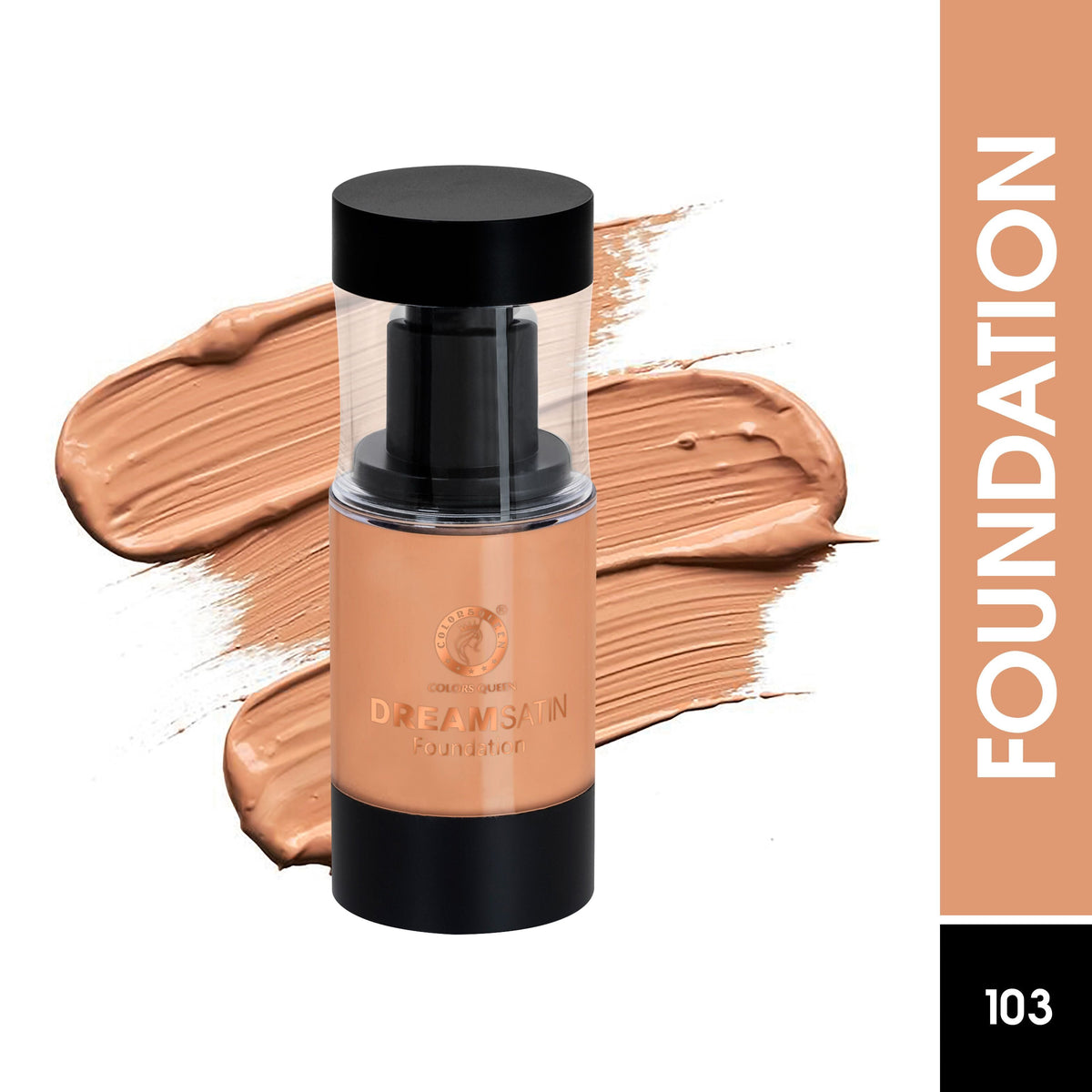 Colors Queen Dream Satin Foundation - 103 Chestnut | Grocsy