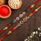 American Diamond Rakhi Set & KitKat Chocolates | Grocsy