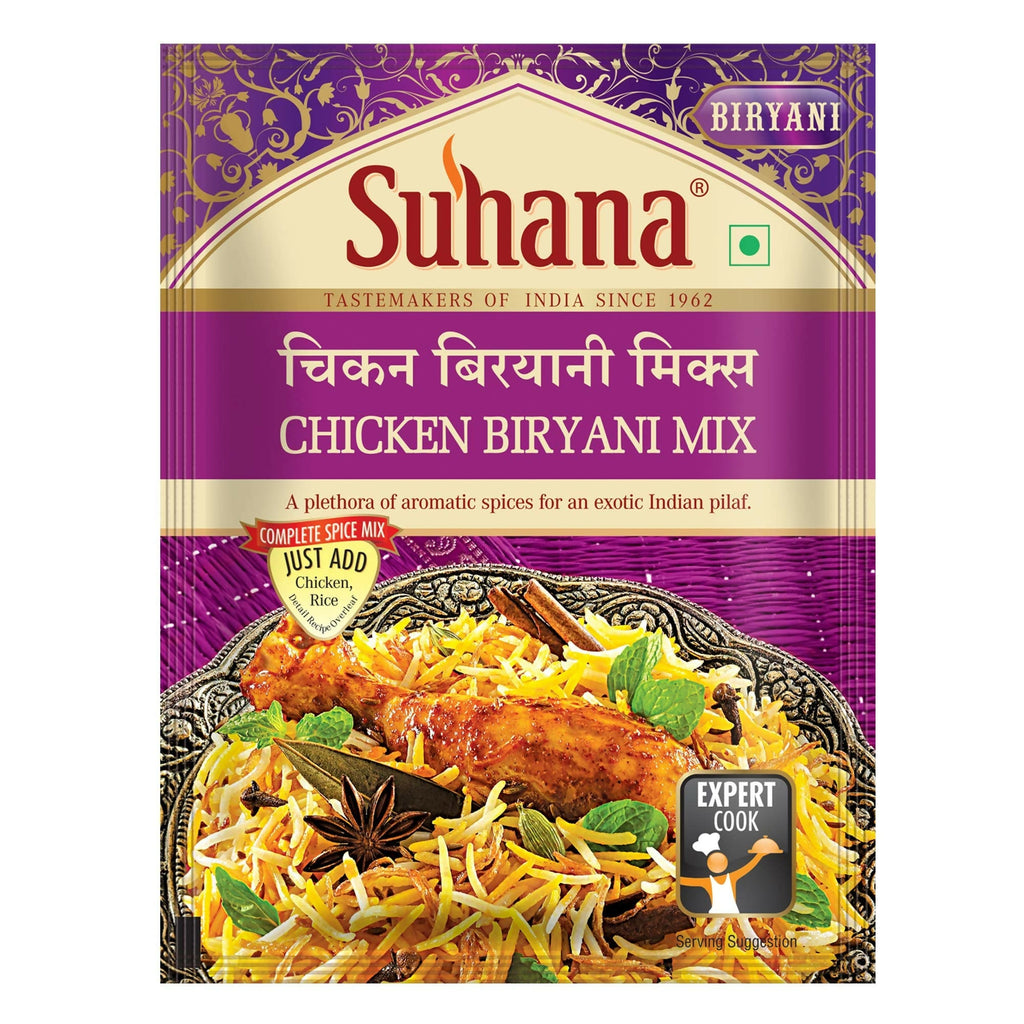 Suhana Chicken Biryani Pouch Spice Mix | Grocsy