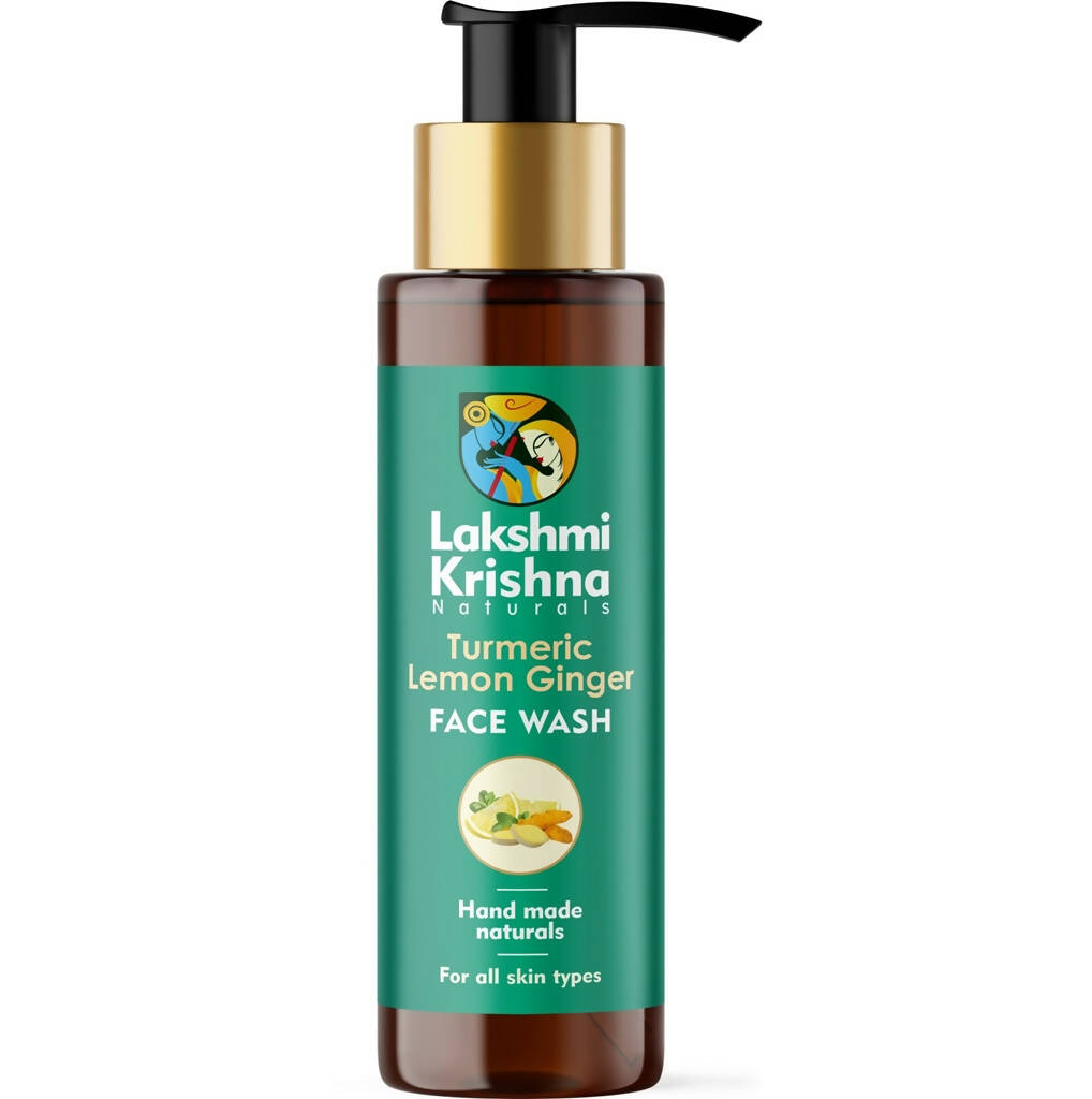 Lakshmi Krishna Naturals Turmeric Lemon Ginger Face Wash | Grocsy