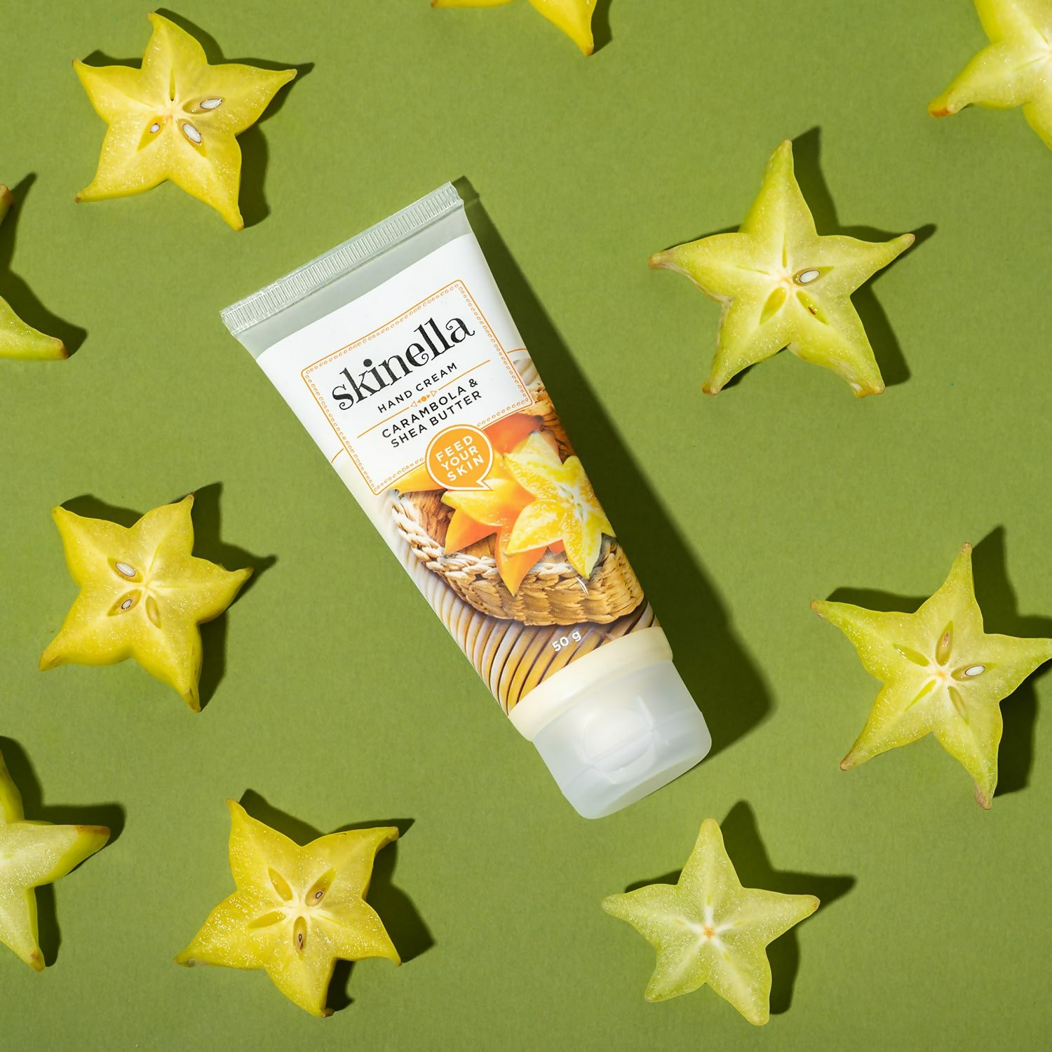 Skinella Hand Cream Carambola & Shea Butter with vitamin c Extract | Grocsy