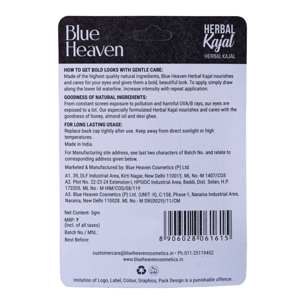 Blue Heaven Herbal Kajal | Grocsy
