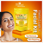 VedicAyurveda Vitamin C Light 'n' Bright Skin Facial kit | Grocsy