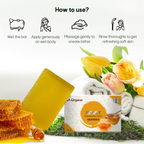LA Organo Honey Handmade Natural Bath Soap | Grocsy