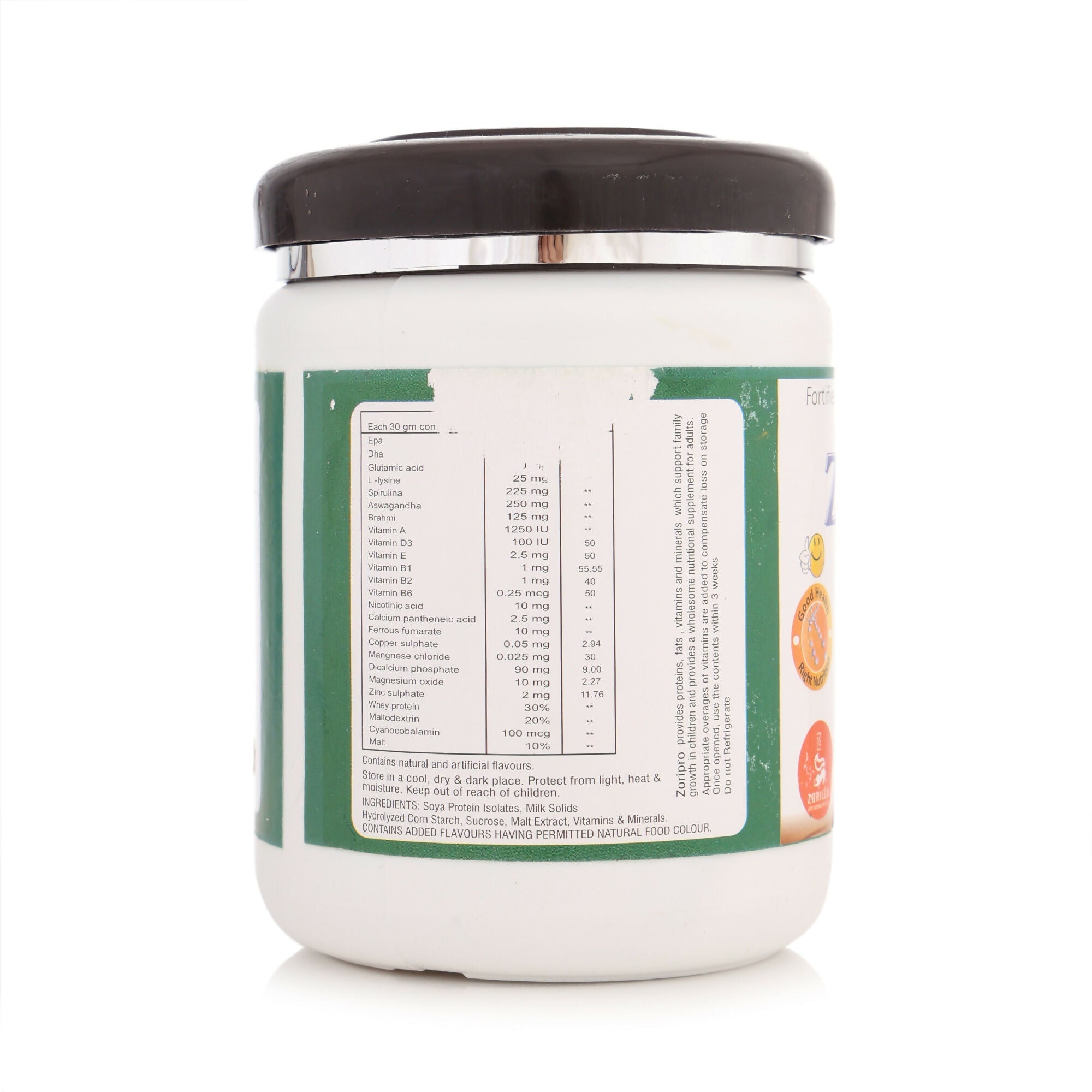 Zorilla Life Science Zoripro Protein Powder - Chocolate I Multivitamin I Multimineral I Anti-Oxidant for all ages I with Power of Herbs | Grocsy