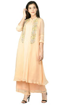 Joban Fashion Peach Viscose Kurta Set | Grocsy