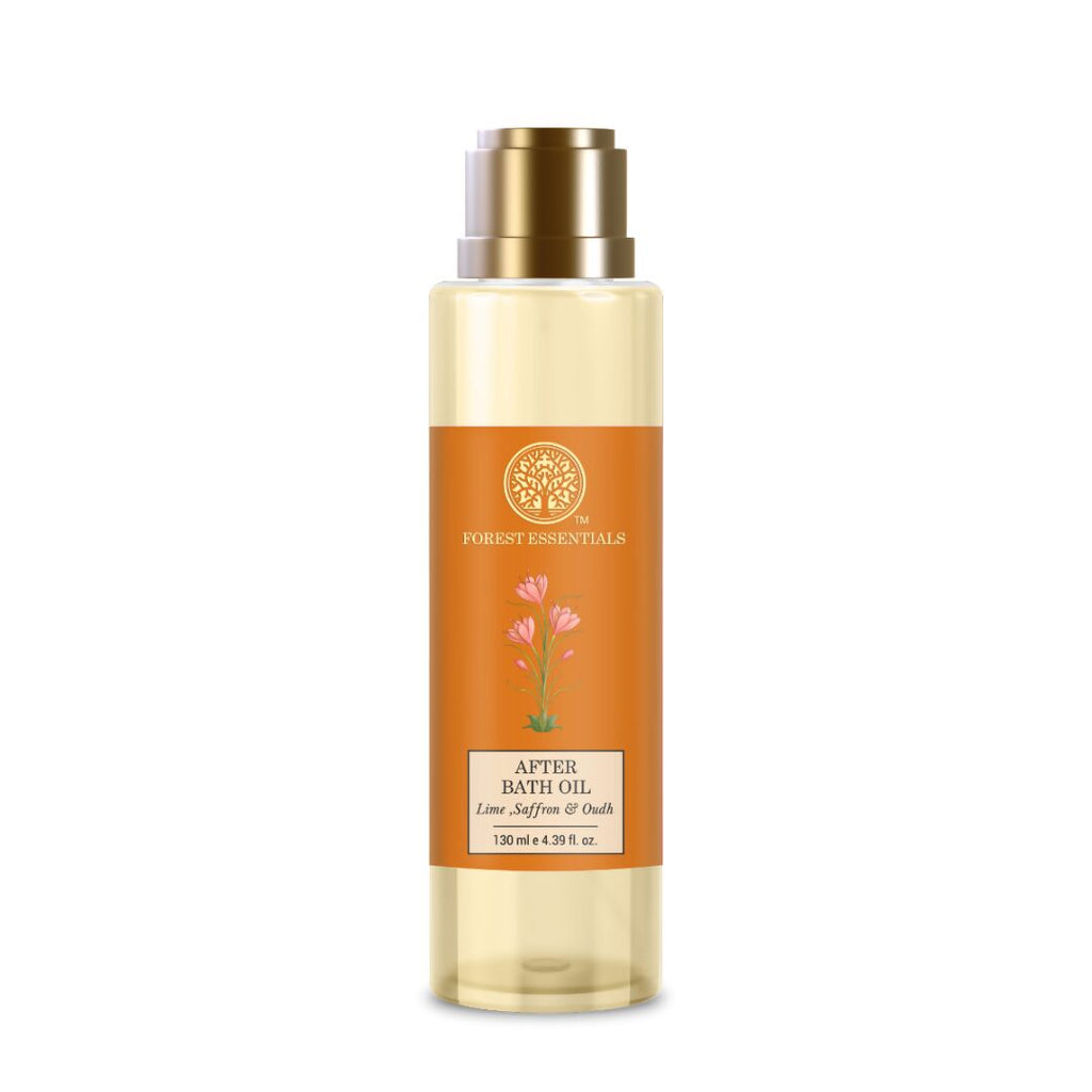 Forest Essentials After Bath Oil Lime Saffron & Oudh | Grocsy