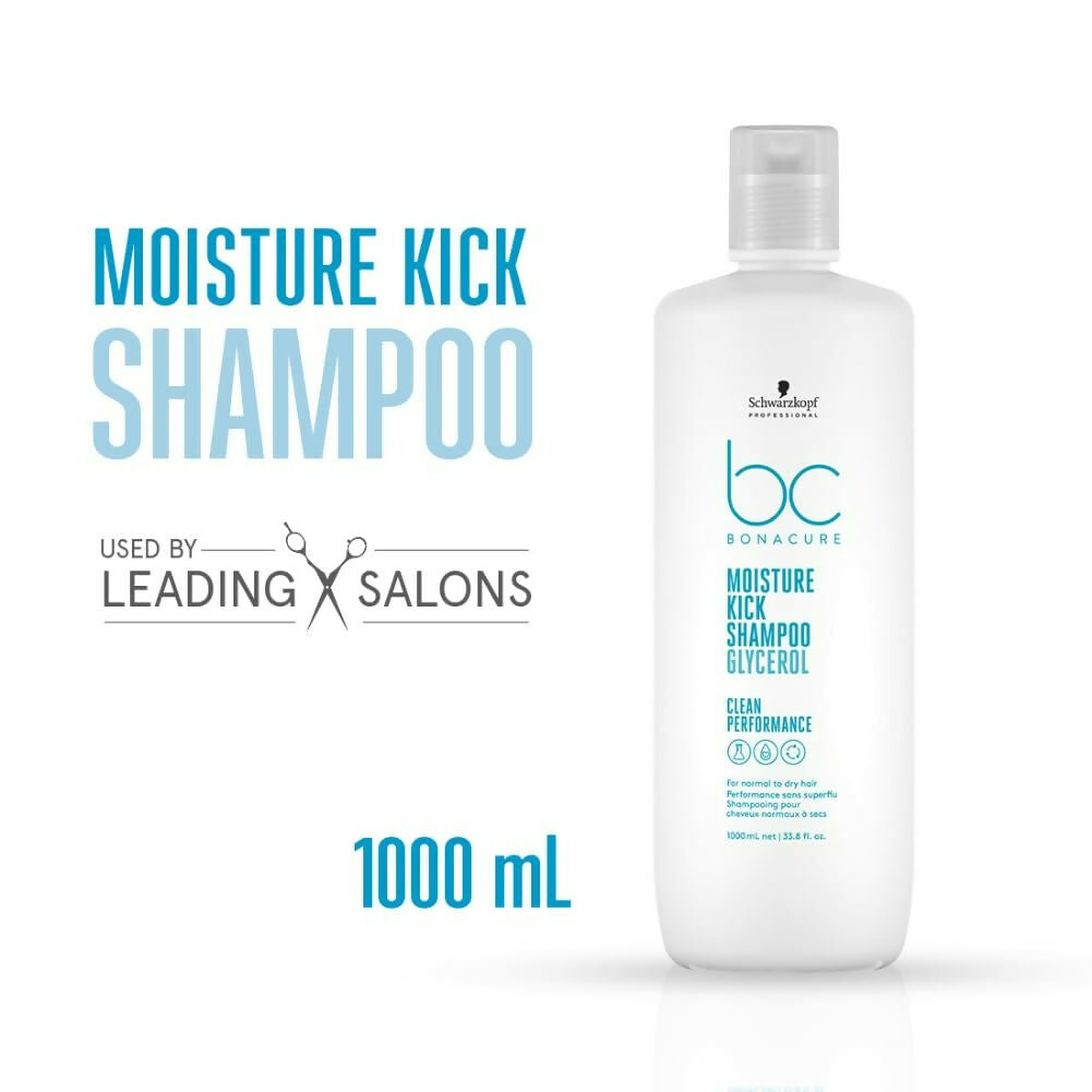 Schwarzkopf Professional Bonacure Moisture Kick Shampoo With Glycerol | Grocsy